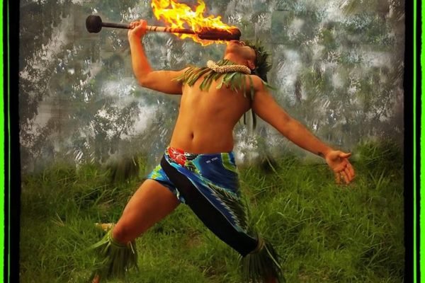 polynesian fire dancers