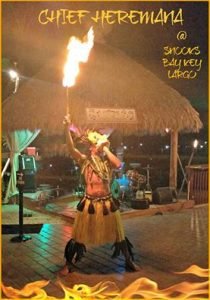 aloha islander dancers fire dancer